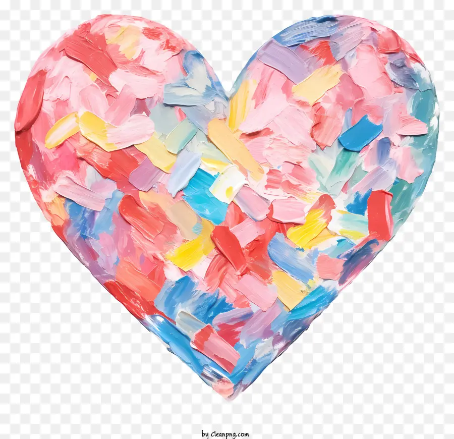 сердце，краска искусство PNG