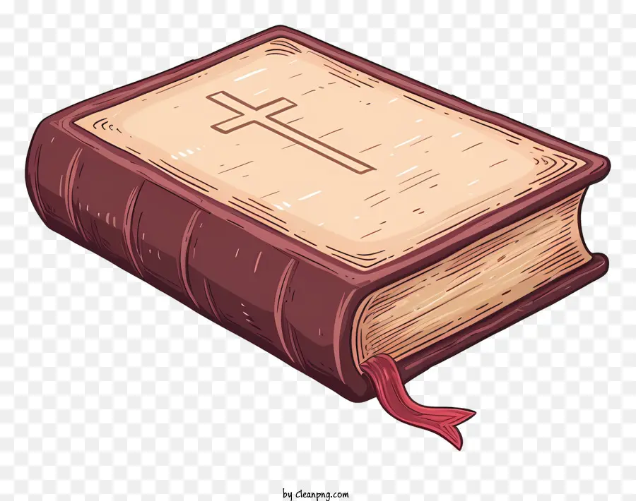 Святая Библейская книга，Красную ленточку PNG