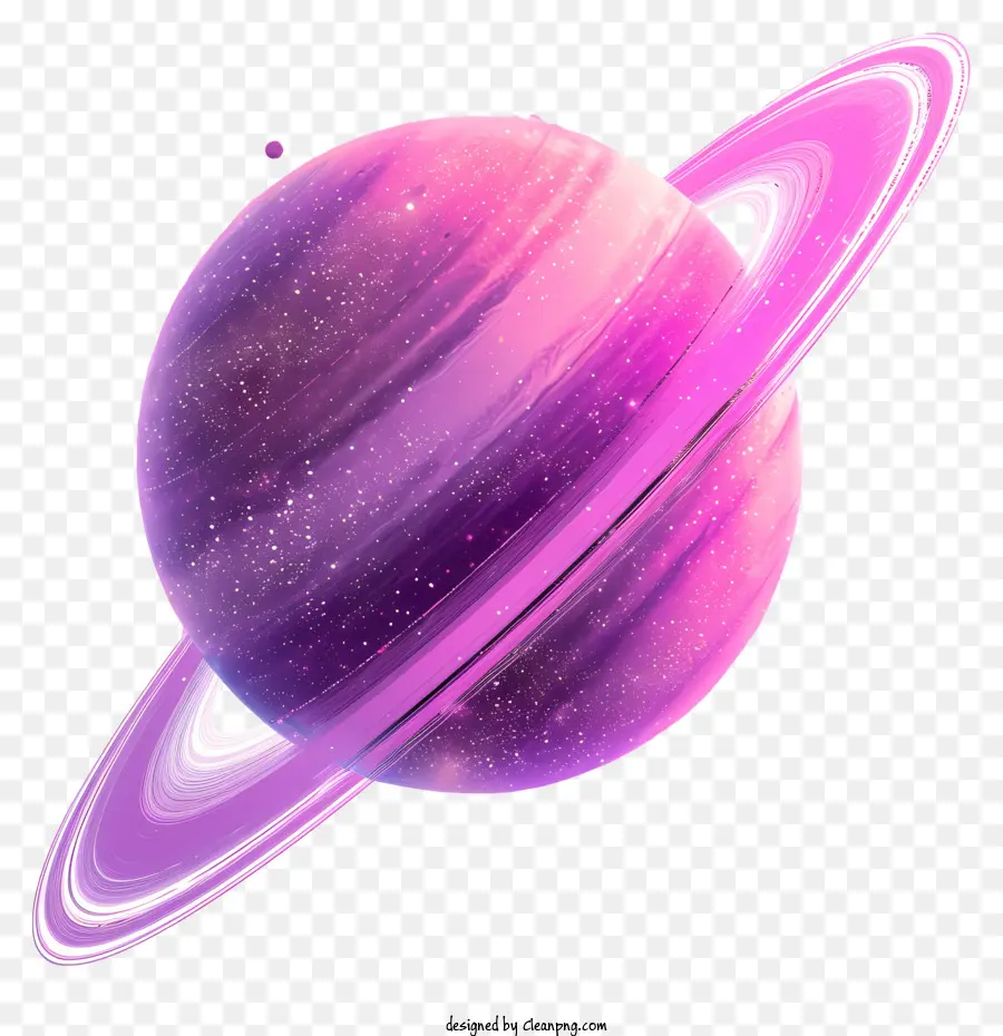 Планета Сатурн，Розовая планета PNG