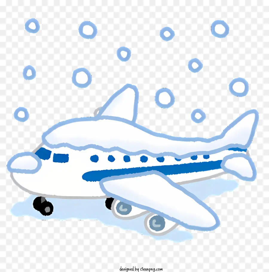 самолет снег，Airplane PNG