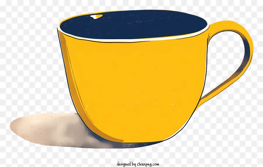 Кубок，Желтая чашка PNG