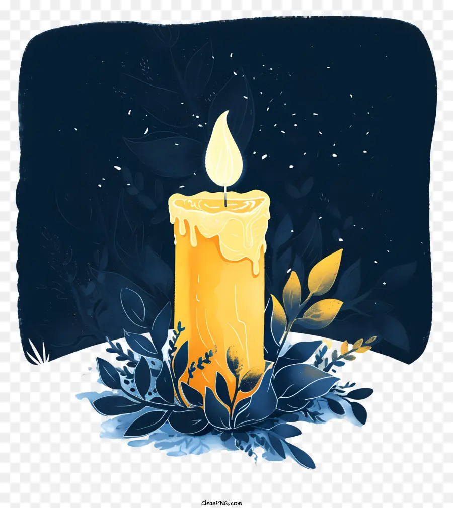 свечи，зажженная свеча PNG