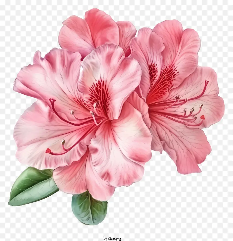 реалистичный элегантный цветок азалии，цветки азалии PNG
