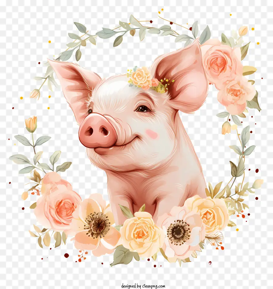 Свинья День，иллюстрация свинья PNG