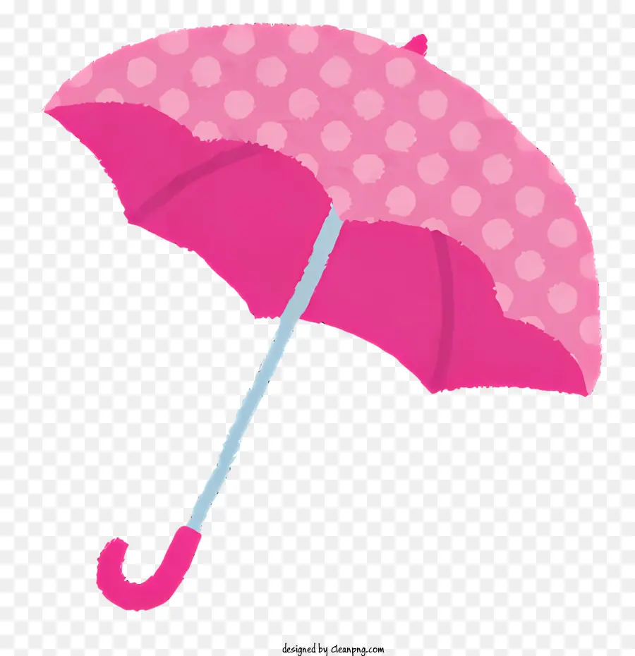 розовый зонтик，синие пятна PNG