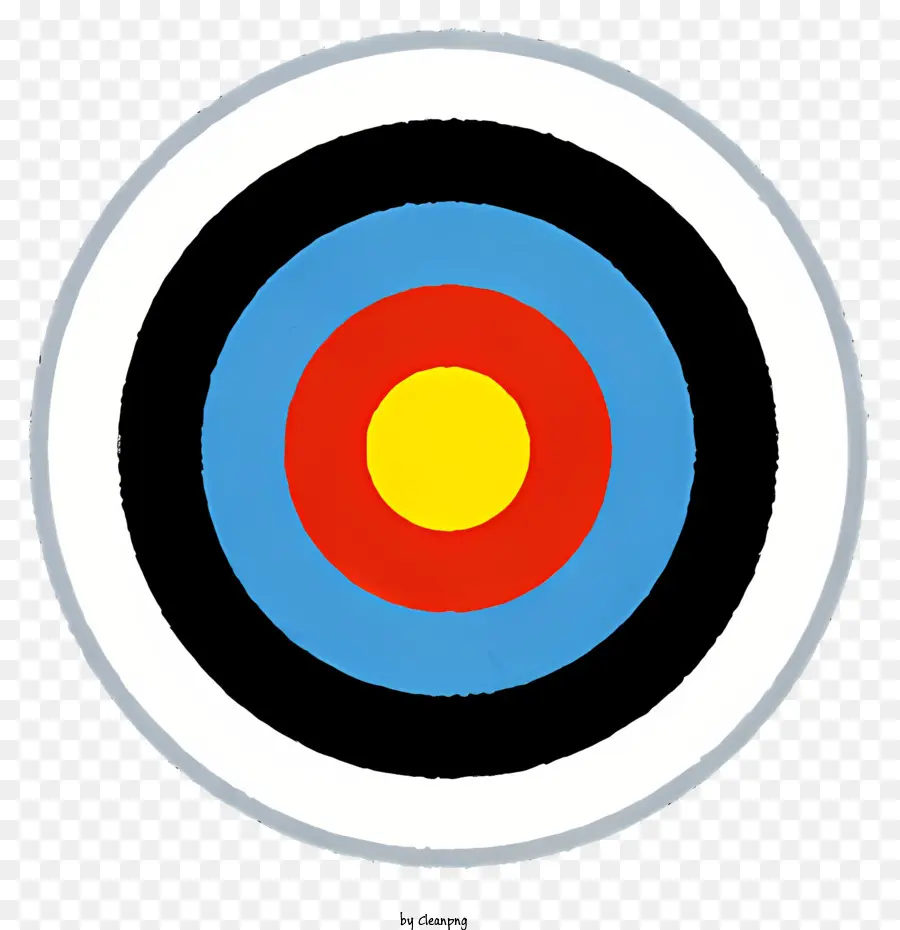 Спортивные элементы，Bullseye Target PNG