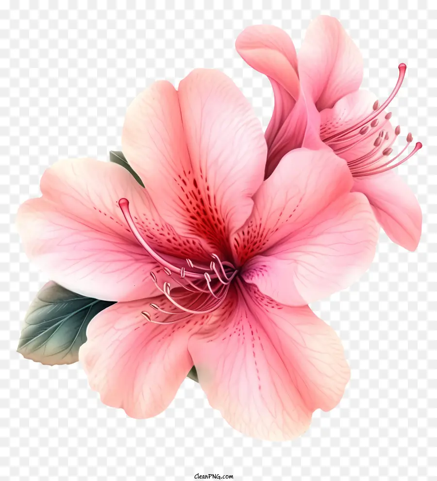 Элегантная икона цветов азалии，цветок гибискуса PNG