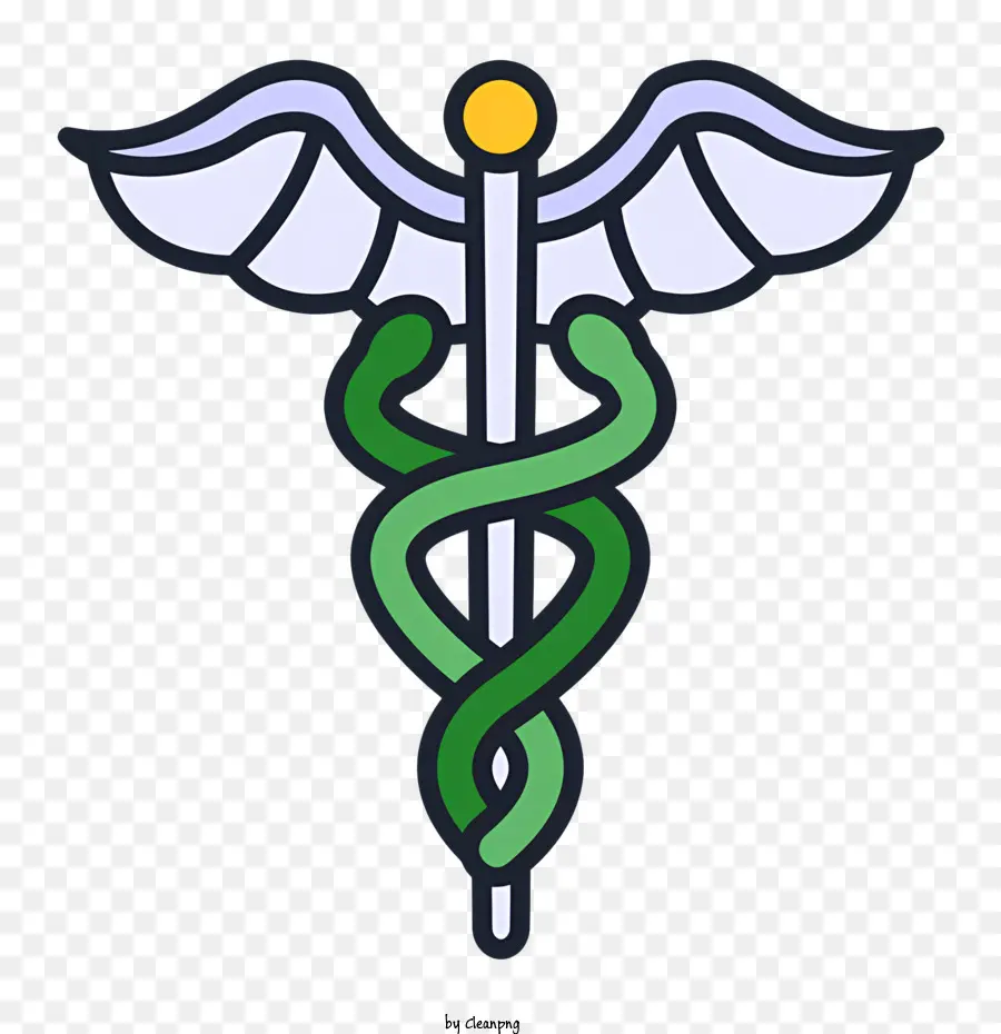 иконка Caduceus，медицинский символ PNG