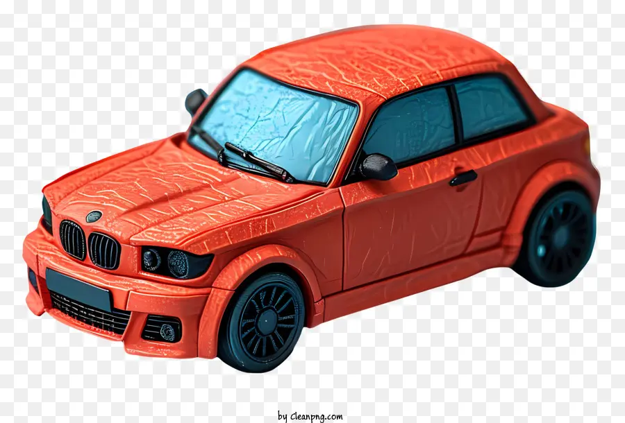 красный игрушечный автомобиль，Red Car PNG