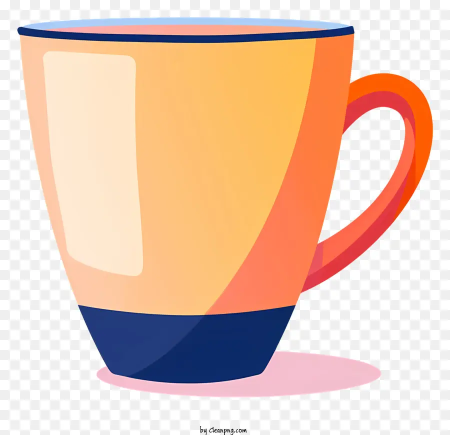 Кубок，Оранжевая чашка PNG
