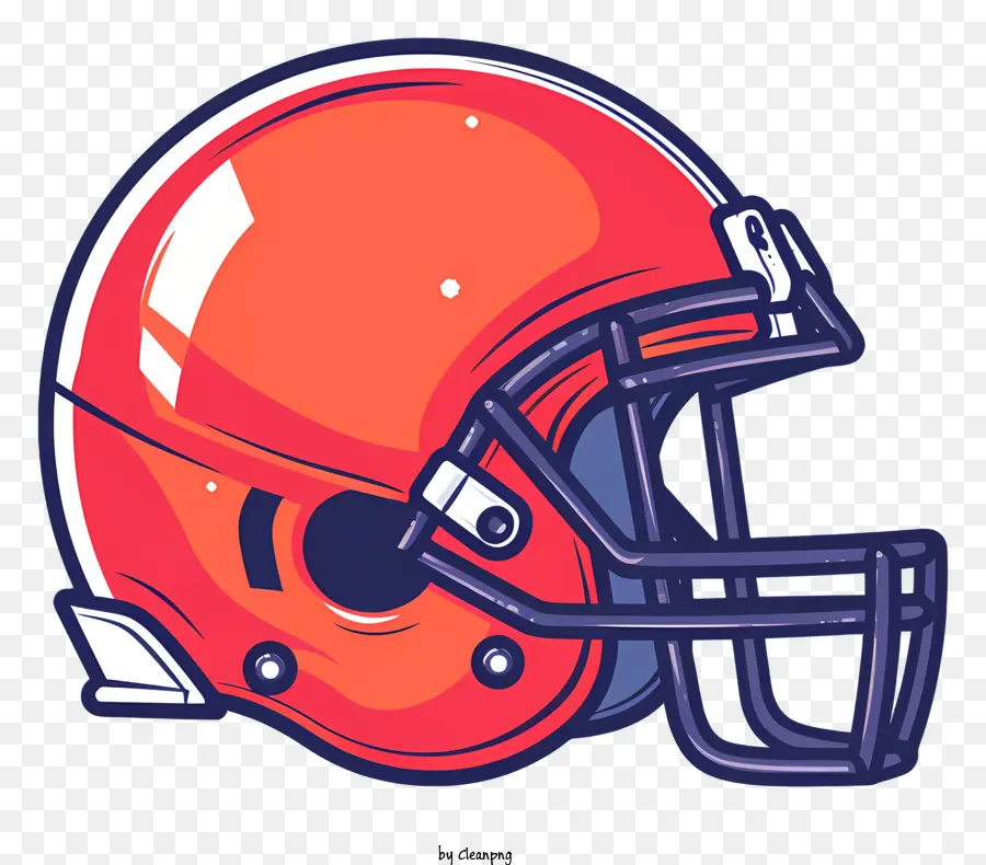 футбольный шлем，оранжевый шлем PNG