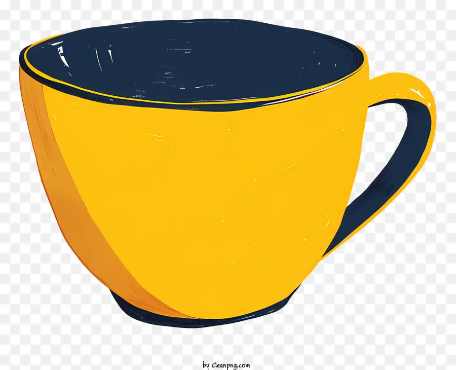Кубок，Желтая чашка PNG