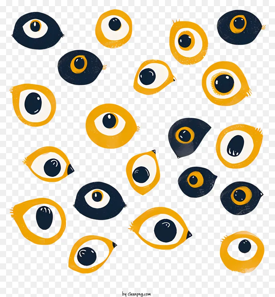 выпученные глаза，иллюстрация глаз PNG