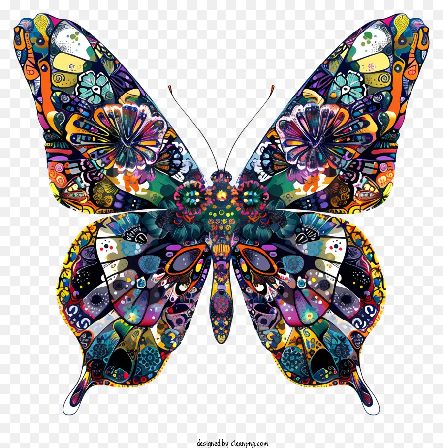 Узнайте о Дне бабочек，красочные бабочки PNG