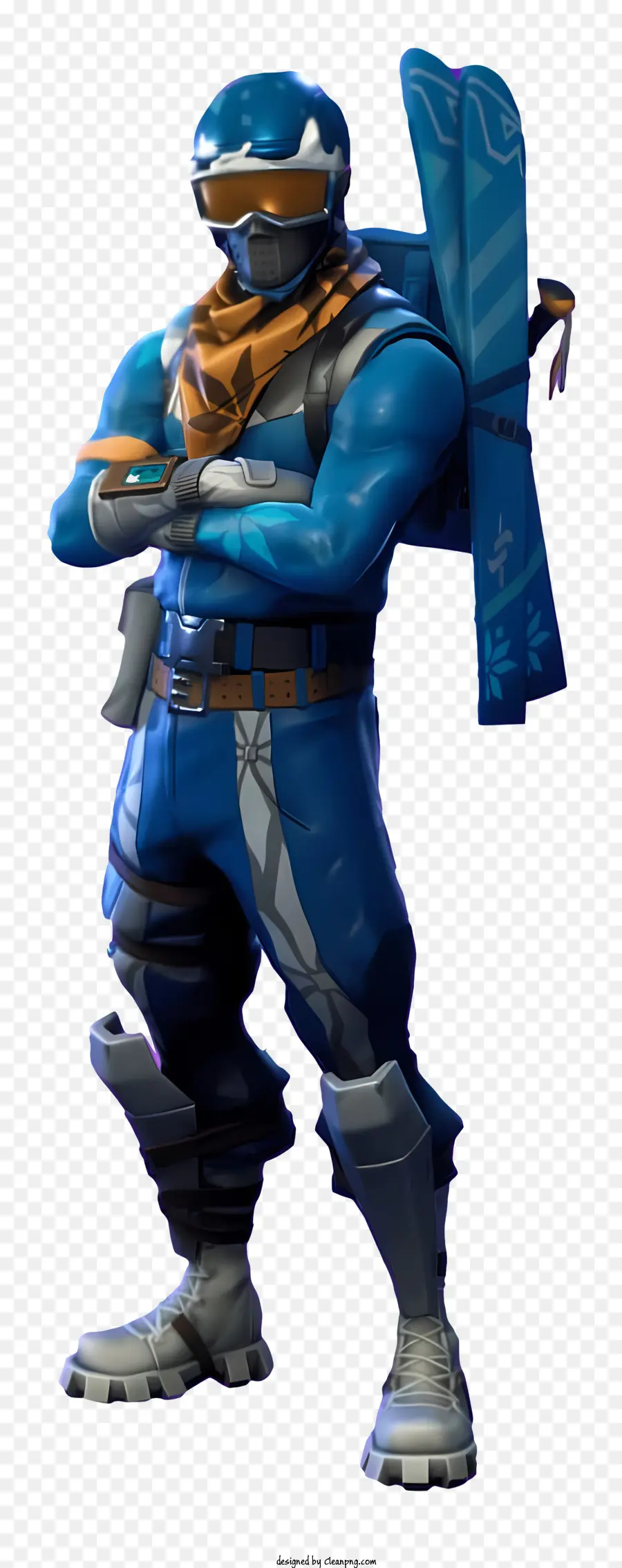 сейчас Fortnite，Человек в синем костюме PNG