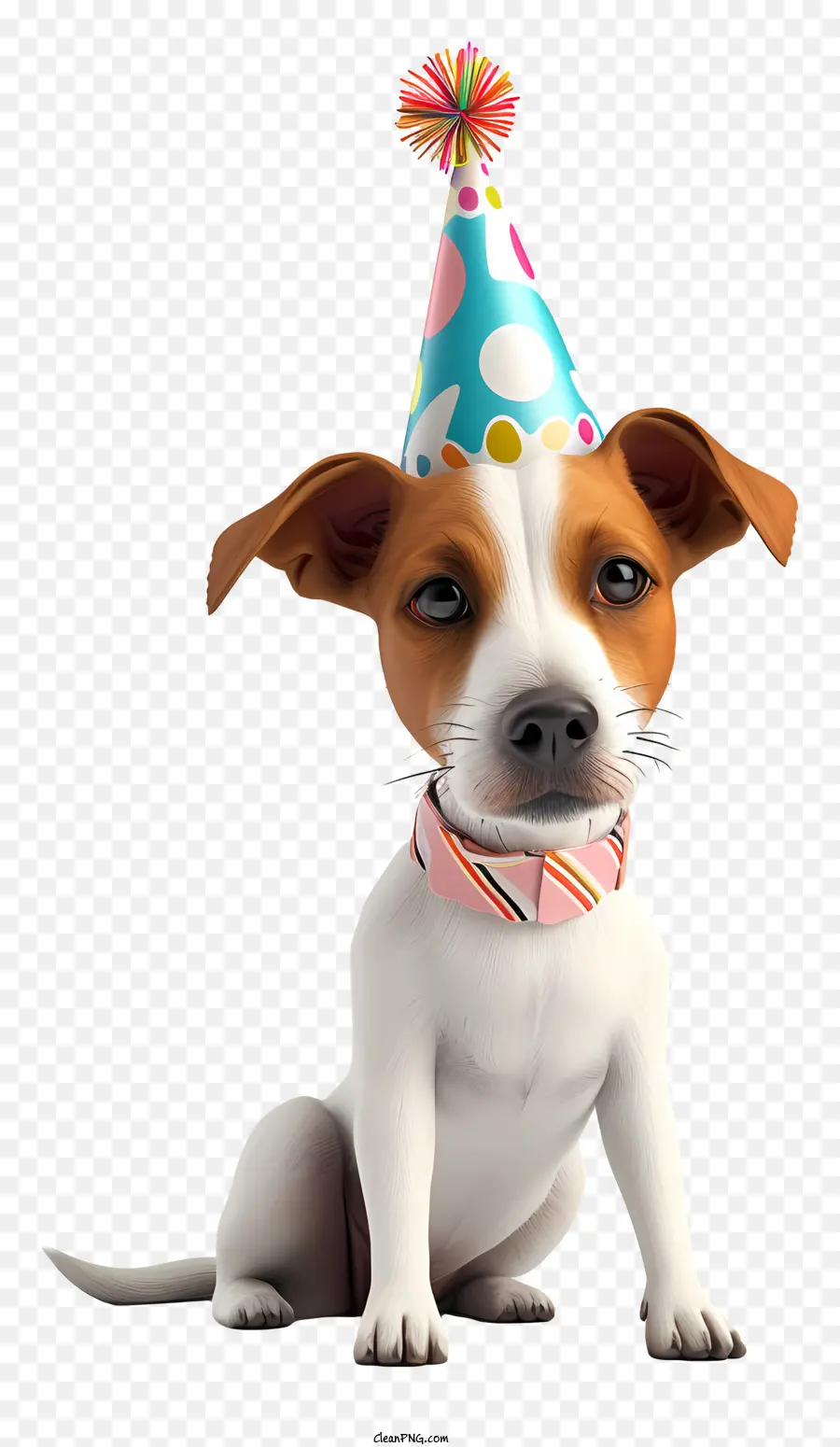 День рождения домашнего животного，Собака в шляпе на день рождения PNG
