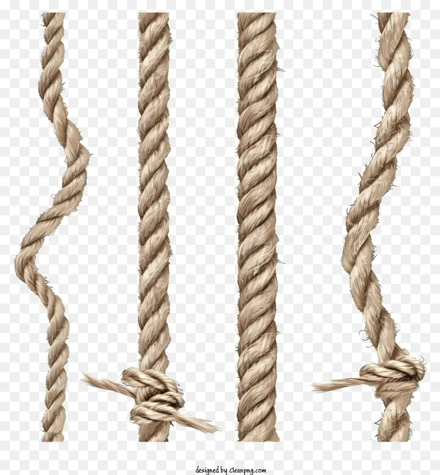 веревка，веревочные узлы PNG