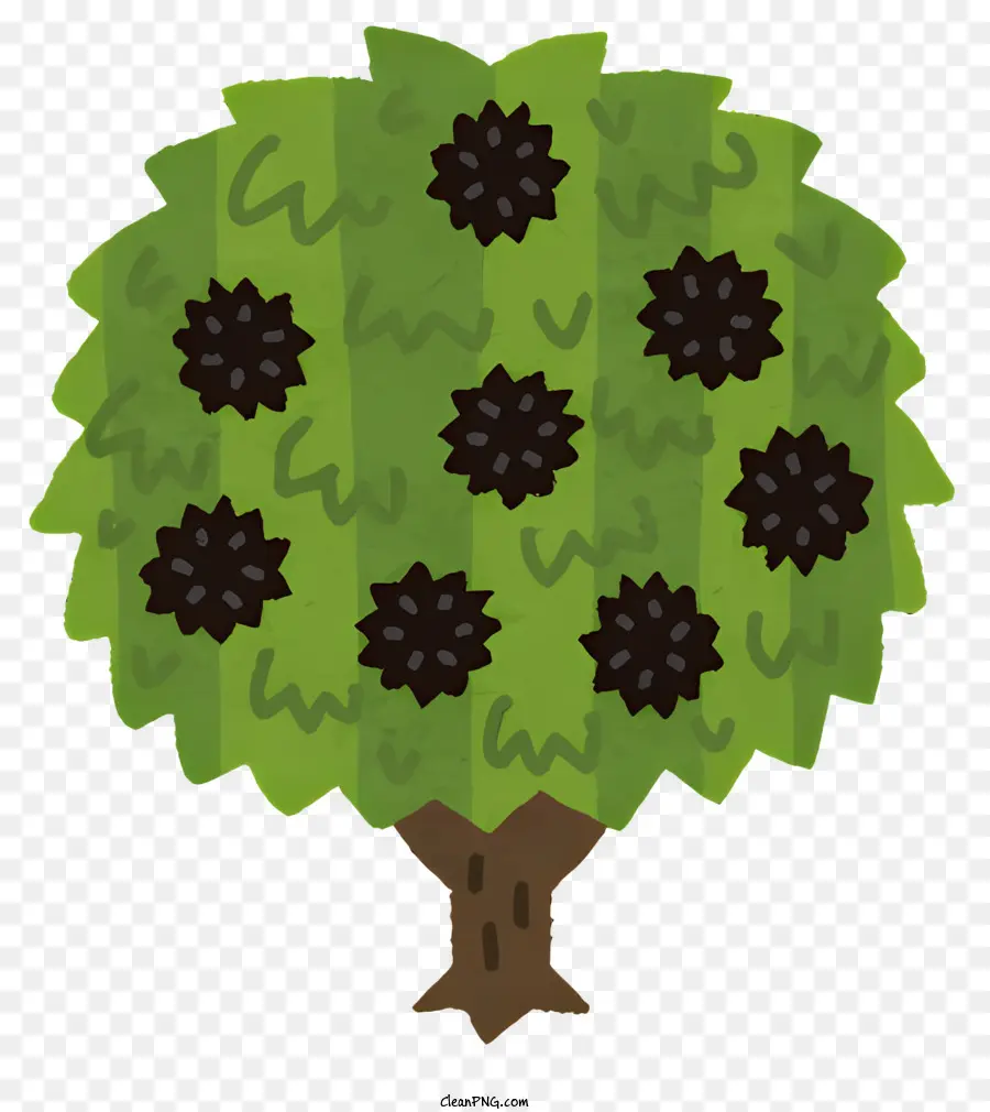 Дерево，зеленое дерево PNG