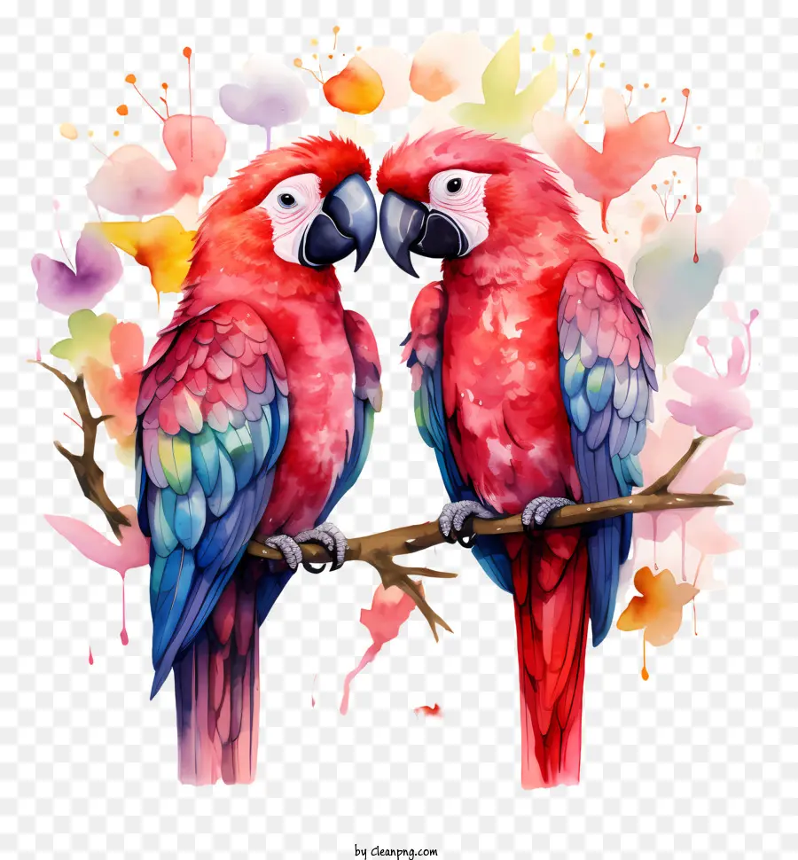 Валентина попугаи，попугаи PNG