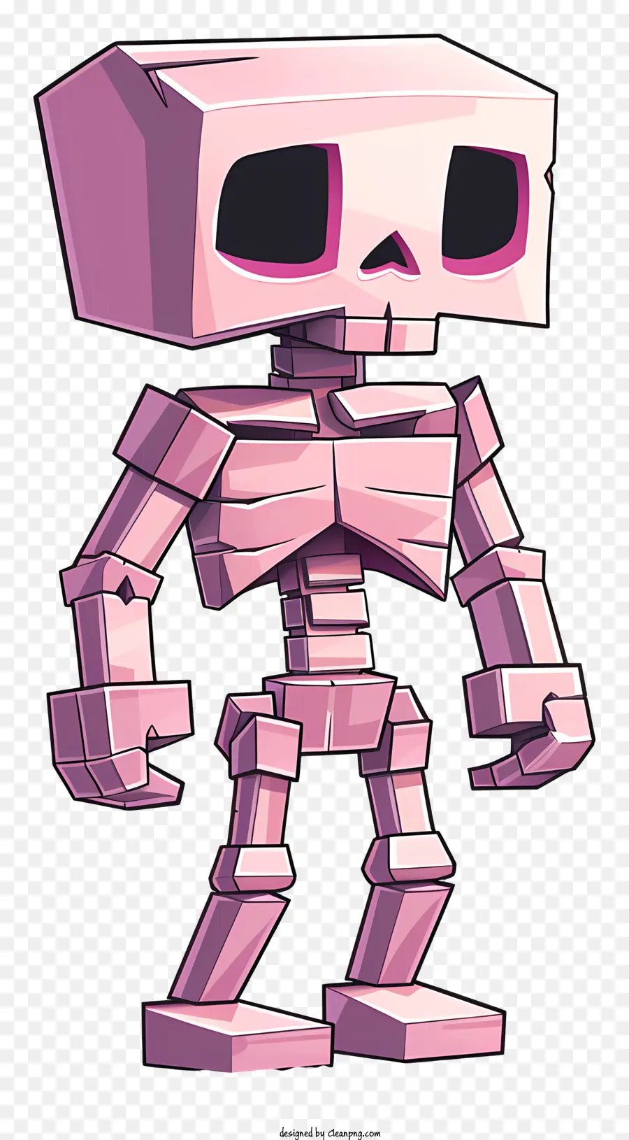 майнкрафт，Розовый робот PNG