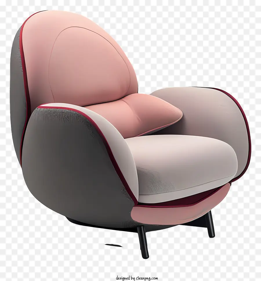 современный стул，мягкий материал PNG