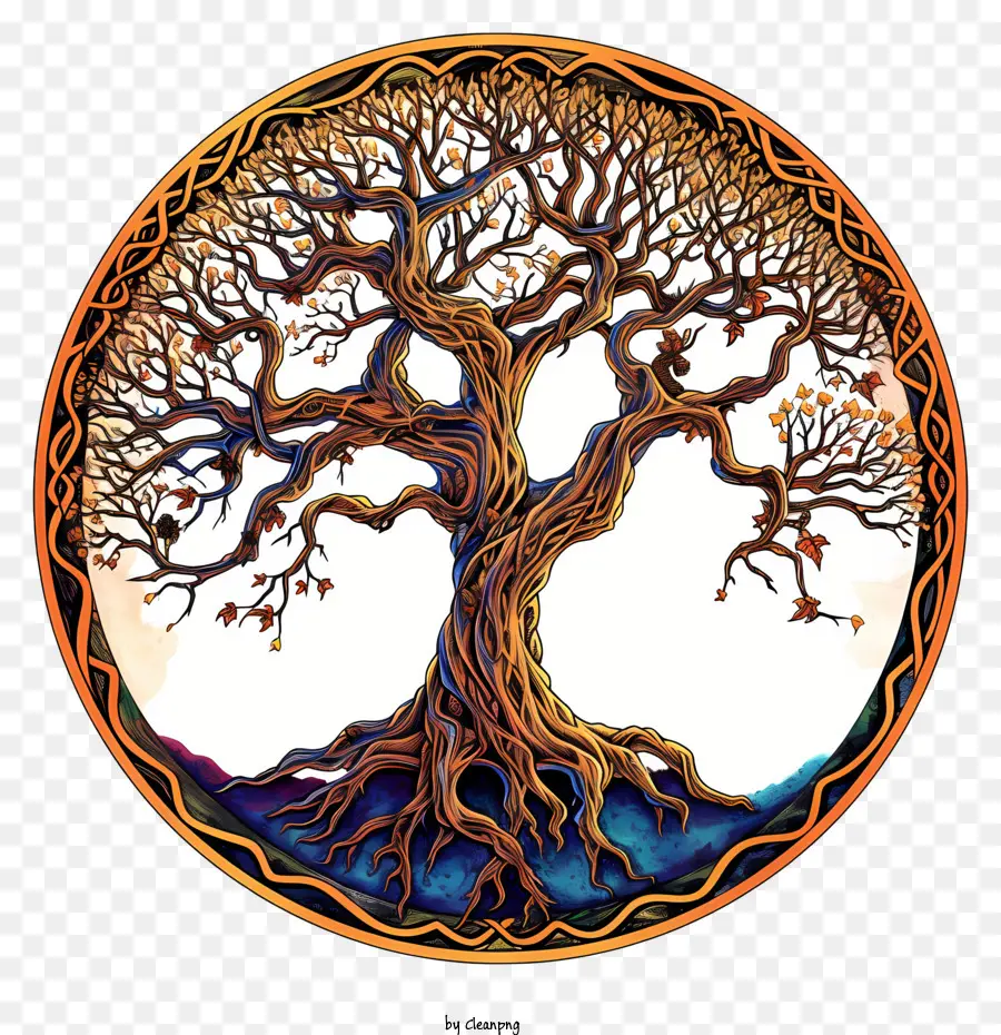 Древо жизни，большое дерево PNG
