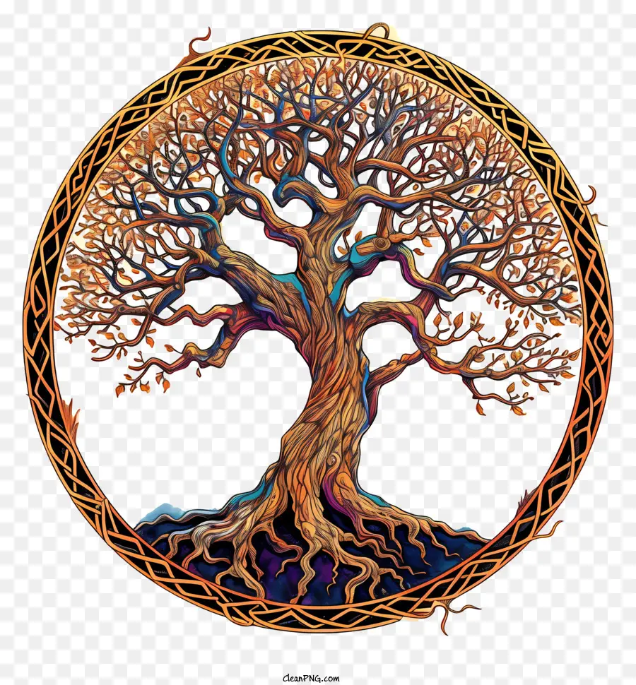 Древо жизни，большое дерево PNG
