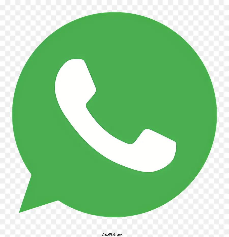 Whatsapp логотип，зеленый круг PNG