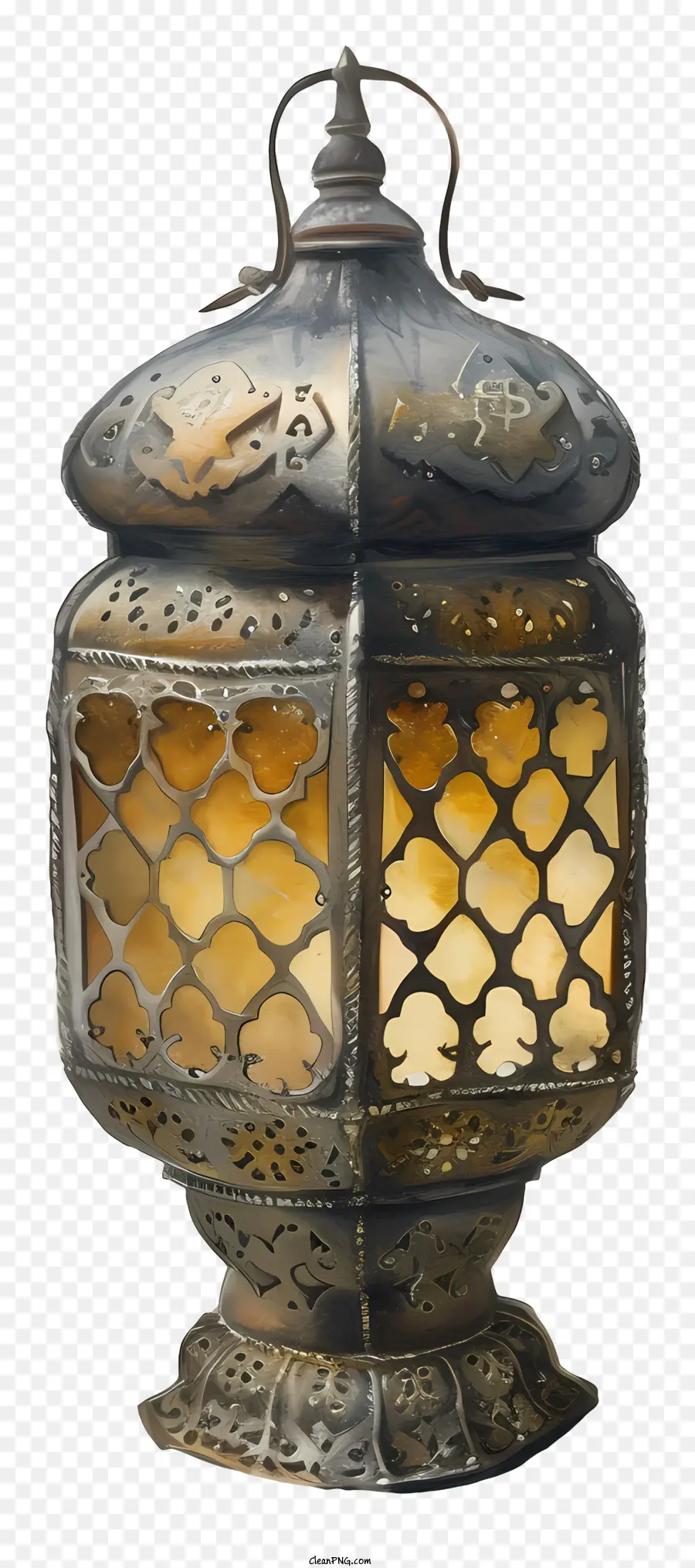 Исламская лампа，декоративный фонарь PNG