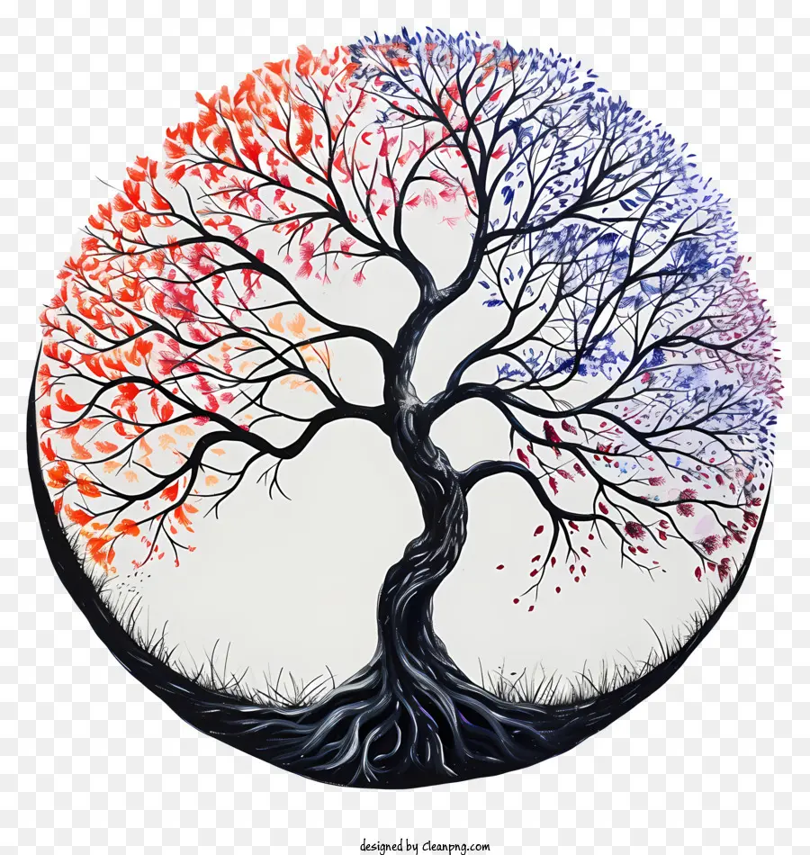 Древо жизни，картина дерево PNG