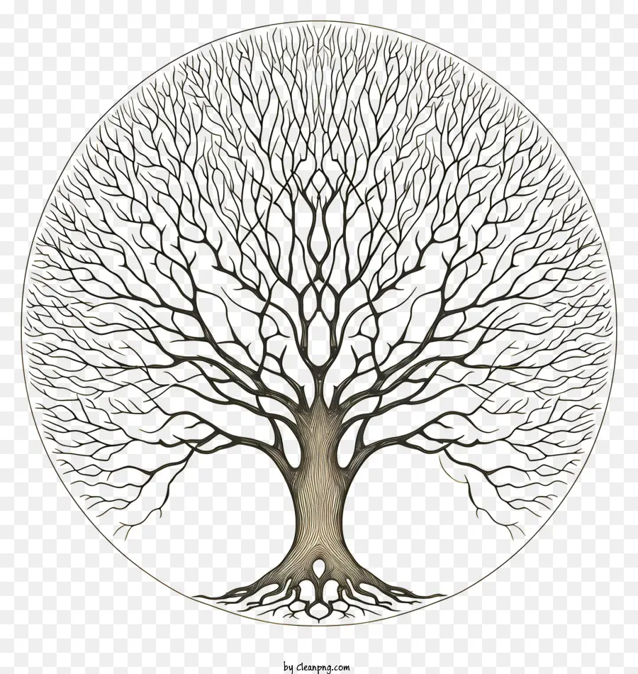 Древо жизни，укоренившееся дерево PNG