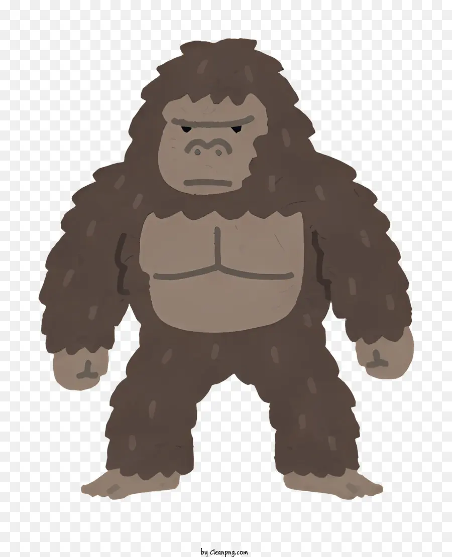 Горилла，волосатая горилла PNG
