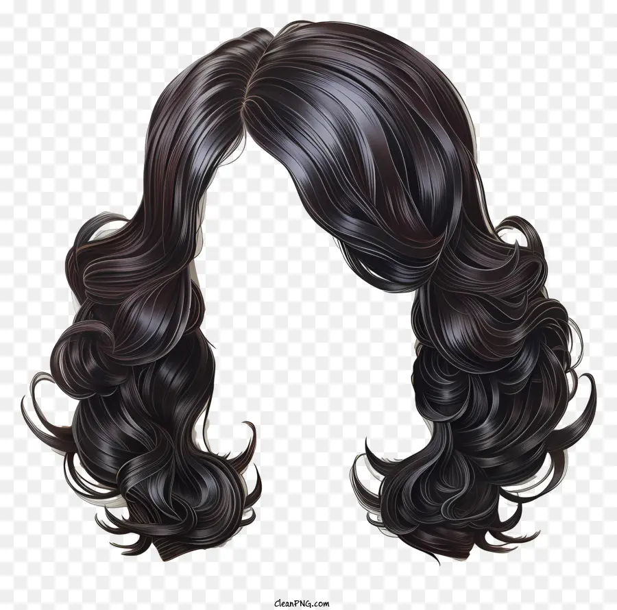 парик，длинные волосы PNG