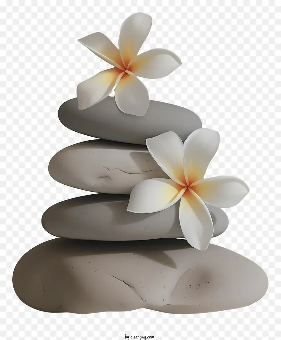 камни，Белая слива цветут PNG