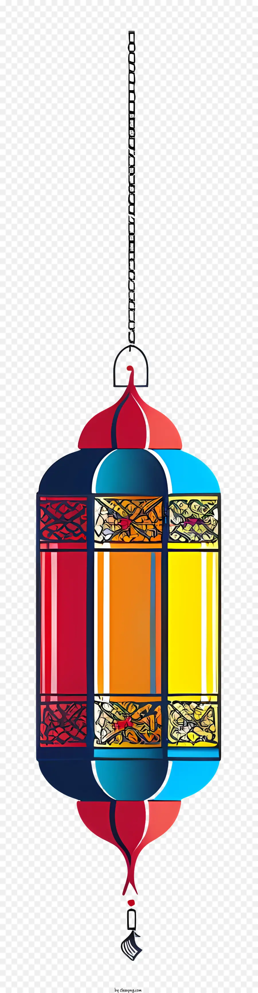 Исламская лампа，Красочный фонарь PNG