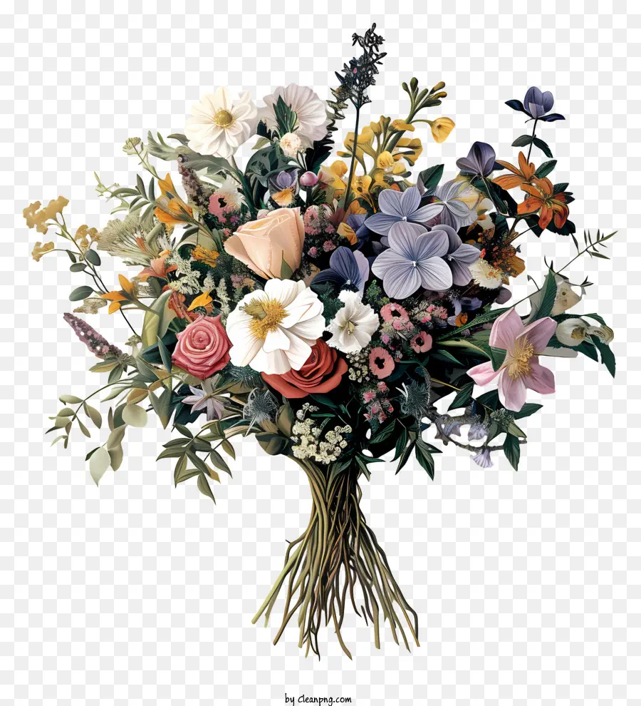 Свадебный цветок букет，Bouquet Of Flowers PNG