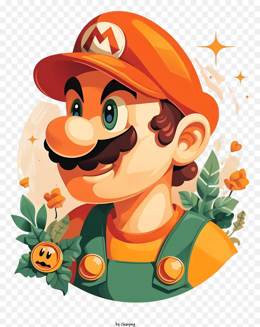 Марио，персонажа из мультфильма PNG