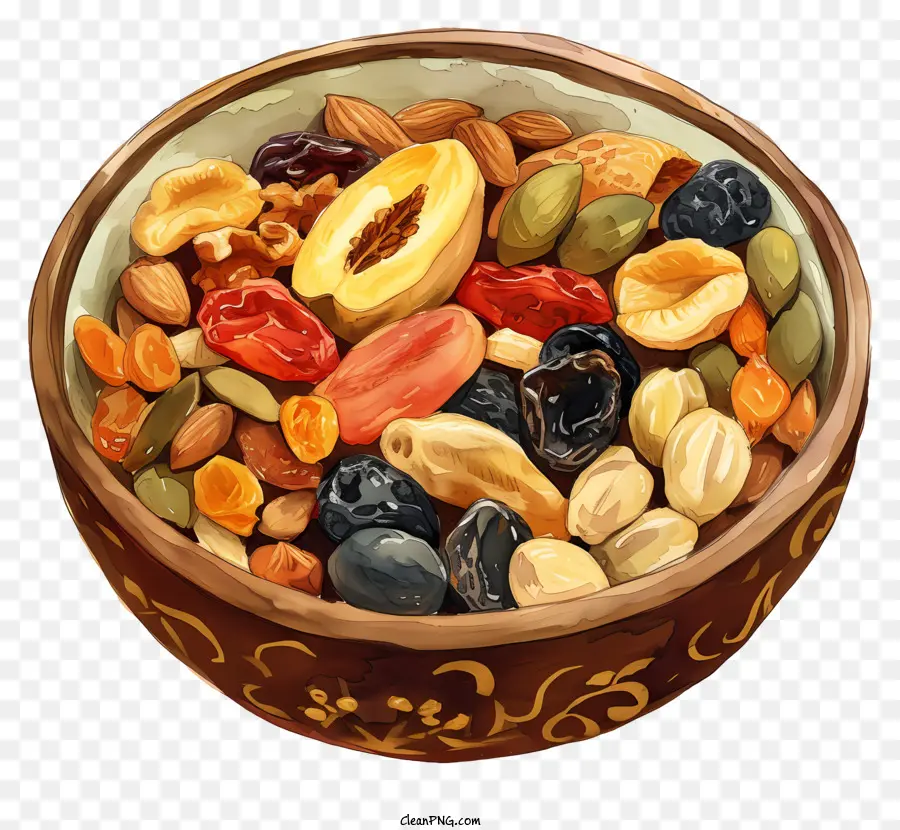 сухие плоды，орехи и семена PNG