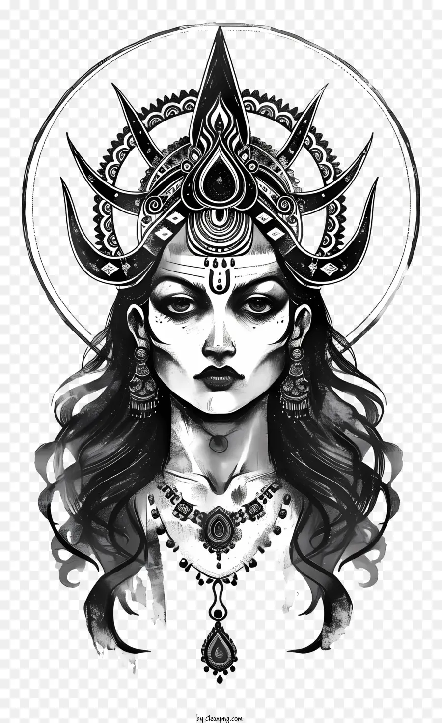индуистская богиня，Женщина PNG