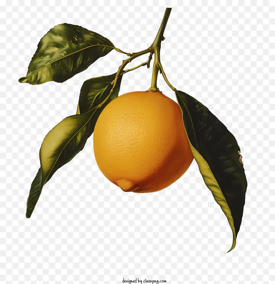 Лимон，спелый апельсин PNG