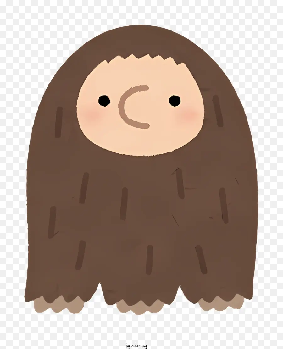 Большая коричневая обезьяна，Длинные волосы обезьяны PNG