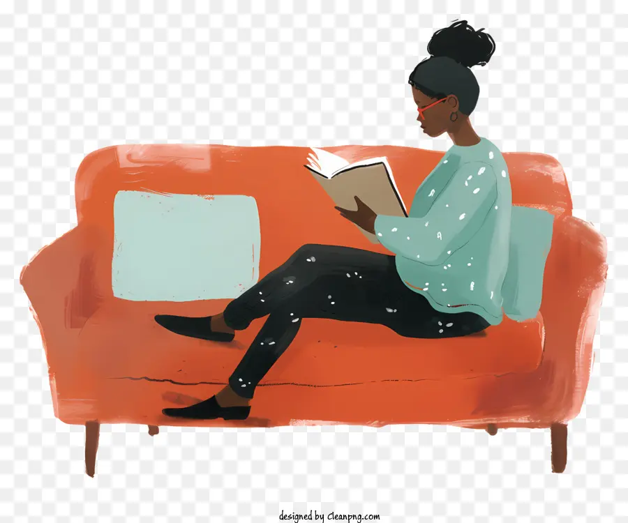 женщина читает，Женщина PNG