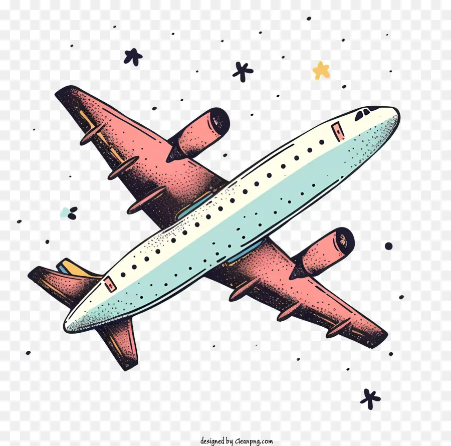 самолет мультфильм，Airplane PNG
