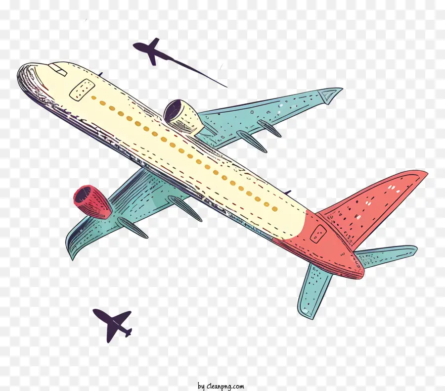 самолет мультфильм，однако PNG