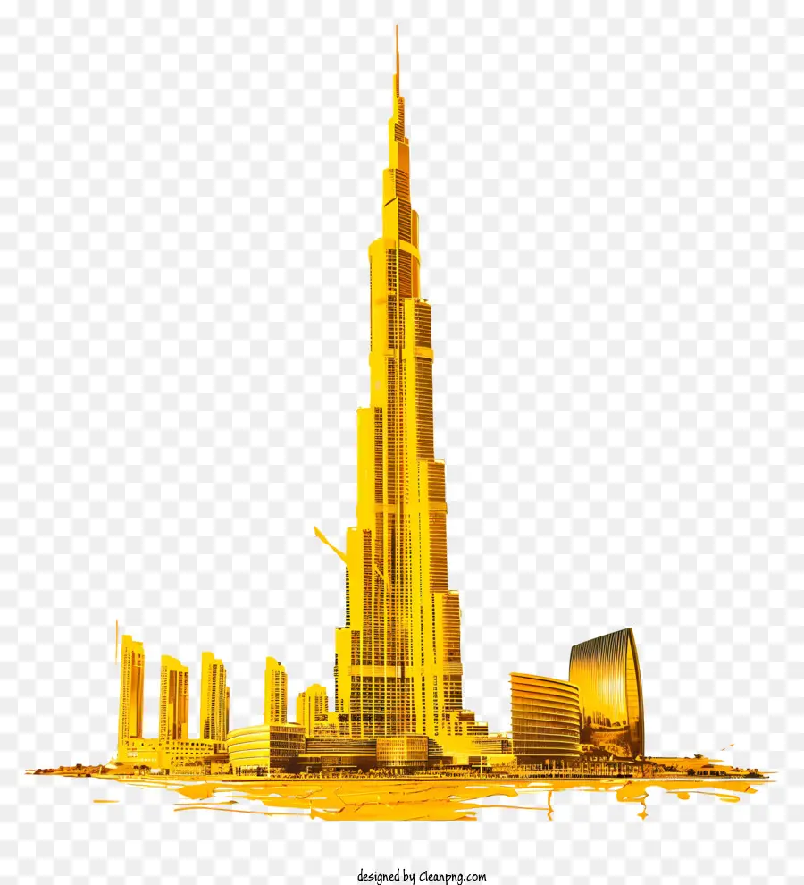 Бурдж Халифа，самое высокое здание PNG