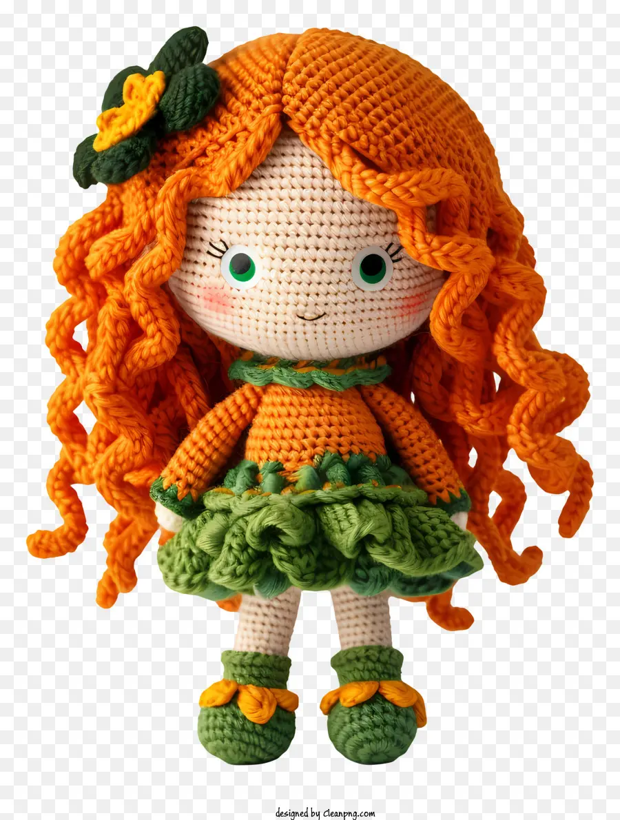 Amigurumi Dol，вязаная кукла PNG