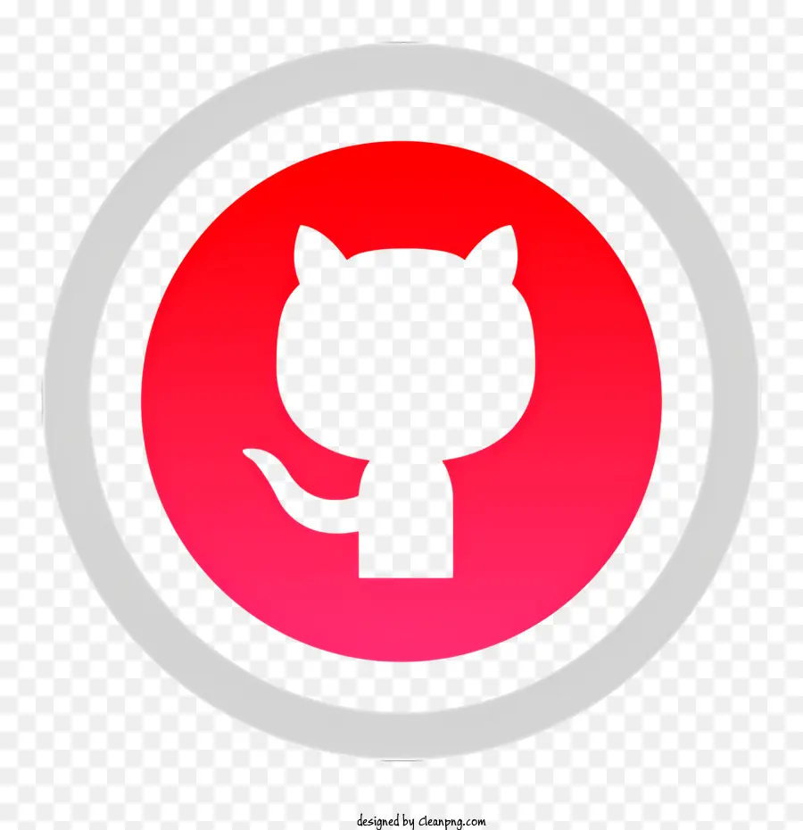 значок на Github，Черный кот PNG