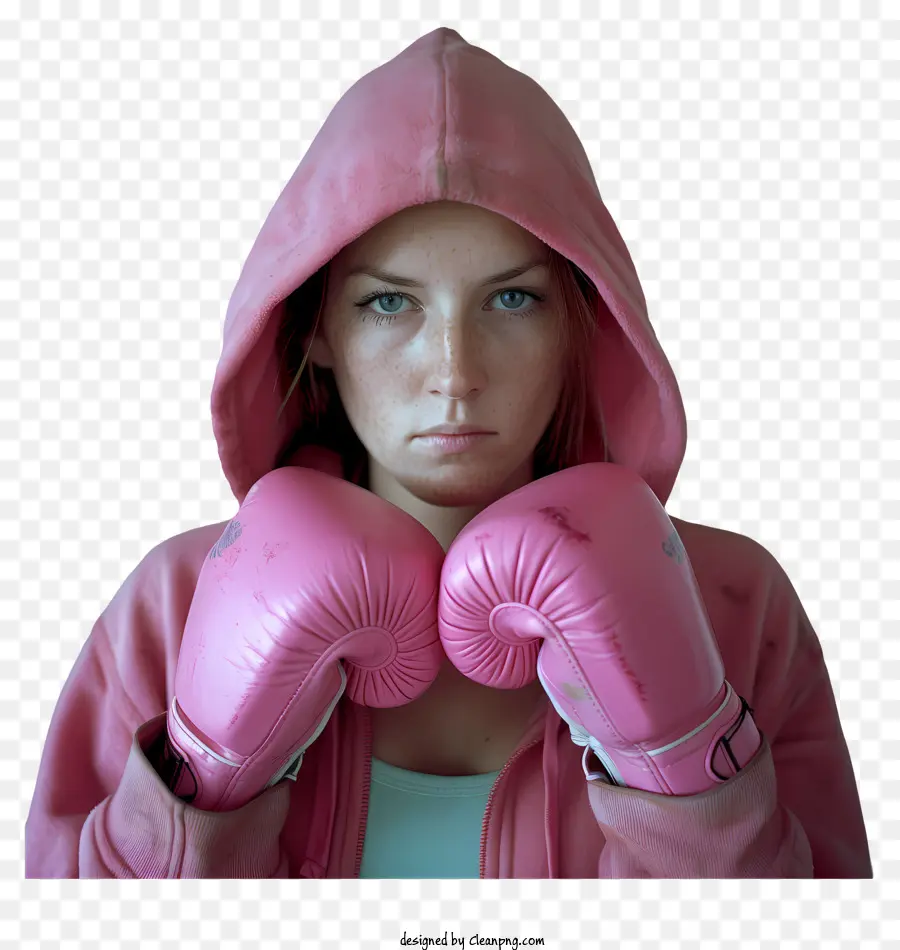 Женщина с боксерскими перчатками，Женщина боксер PNG