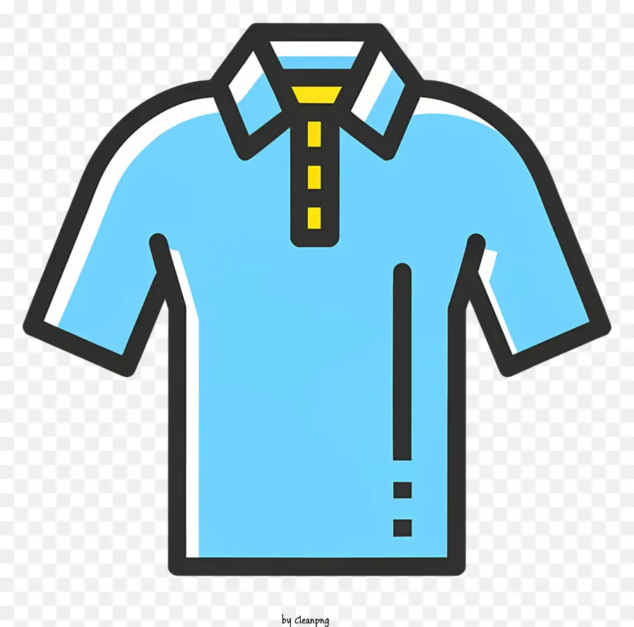 Одежда，голубая рубашка PNG