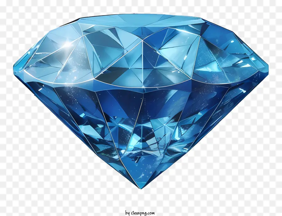 Алмаз，голубой бриллиант PNG
